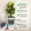 Tall Diamond Planters (Set of 2) ¨C Black Indoor/Outdoor Flower Pots with Water Level Monitor & Wheels for Patio, Porch, Living Room - 3 of 4