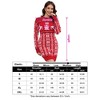 Clearlove Women's Ugly Christmas Sweater Long Sleeve Round Neck Slim Mini Dress - 4 of 4