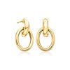 Ross-Simons Italian 10kt Yellow Gold Doorknocker Earrings - 3 of 4