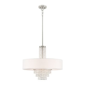 Livex Lighting Carlisle 5 - Light Chandelier in  Brushed Nickel - 1 of 4