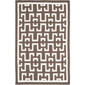 Dhurries DHU621 Hand Woven Flat Weave Indoor Rugs - Safavieh - 1 of 4
