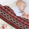 DSANE Reindeer Christmas Tree Christmas Throw Blanket Soft Fleece Christmas Blanket Cozy Flannel Throw for Couch Bed - 4 of 4