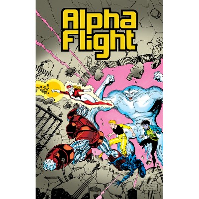 Alpha Flight by Mantlo & Lee Omnibus Jim Lee Cover - by  Bill Mantlo & James Hudnall (Hardcover)