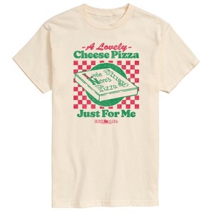 Men's - Home Alone - Lovely Cheese Pizza Just For Me-Men's Short Sleeve Graphic T-Shirt Short Sleeve Graphic T-Shirt - 1 of 3