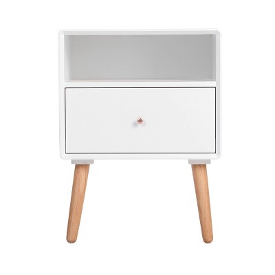 Lilou Side Table White - Adore Decor