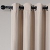 Awesome Home  Soft Cotton Feel Twill Polyester Blackout Grommet Pair (2 panels) - 4 of 4