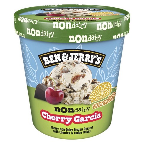 Ben & Jerry's Non-dairy Cherry Garcia Frozen Dessert Certified Vegan ...