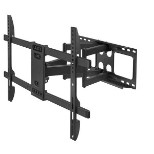 Monoprice Full Motion TV Wall Mount Bracket For 40" To 90" TVs up to 132lbs, Max VESA 600x400, Works with Concrete, Brick, and Wooden Studs - 1 of 4