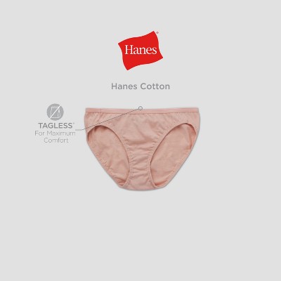 Hanes Women's 6pk Hi-cut Underwear Pp43wb - Blue/purple/white 6 : Target