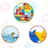 PICASSO-TILES 75 PC Magnetic Tiles & Soft Hedgehog Building Block Set, STEM Toys for Kids 3+ - 4 of 4