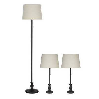 3pc Lamp Sets (Includes Light Bulb) - Cresswell Lighting