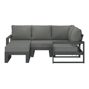 WestinTrends Montara 5-piece Outdoor Sectional Modular Patio Furniture Sofa Set - 1 of 4
