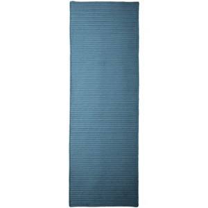 Colonial Mills Simply Home Solid Runner - Lake Blue 2'x7' - 1 of 4