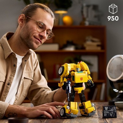 LEGO Icons Transformers Bumblebee Yellow and Black Collectible Building Set