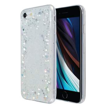 Insten Glitter Case For iPhone, Iridescent Holographic Stars Style Bling Sparkle Crystal Soft TPU Cover