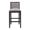 NicBex Dining Chairs Set of 2 Side Chair Upholstered Chair Rubber wood Frame Fabric Accent Bar Chairs for Kitchen, Bedroom - 3 of 4