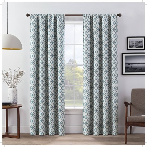 Set of 2 Lollie Blackout Window Curtain Panels - Eclipse - image 1 of 4
