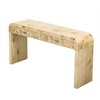 NicBex Unique Burl Veneer Console Table with Storage,Entryway Table with 2 Drawers & Metal Handles,Foyer Table for Hallway,Living Room - 4 of 4