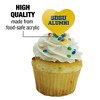 South Dakota State University Alumn Heart Love Cupcake Picks Toppers Decoration Set of 6 - 3 of 4