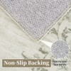 1160Gsm 100% Polyester Faux 350 Washable Foldable Printed Carpet Modern Garden 8x10Ft 244x305Cm Lightweight Carpet - 3 of 4