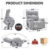 Power Lift Recliner Chair with Heat and Massage for Elderly, Large Electric Dual Motor Recliner Chair with Cup Holder, Infinite Position - Koiai - 4 of 4