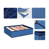 Apex Vanguards 3-Piece Blue Sock Underwear Closet Storage - 3 of 3