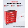 GustoWave Rolling Tool Chest with 5 Drawers & Wheels, Portable Rolling Tool Box On Wheels, Tool Chest Organizer for Garage, Workshop - 4 of 4