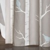 Bird on the Tree Shower Curtain Gray/Blue - Lush Décor - image 4 of 4