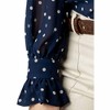 Women's Positano Polka-Dot Blouse - Coco Indigo M - 4 of 4