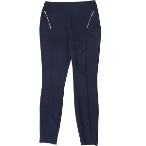 I.N.C International Concepts Womens Zip-Pocket Casual Trouser Pants, Blue, 4 - 1 of 2