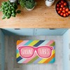 Stupell Industries Sunshine Vibes Sunglasses Printed Anti-Fatigue Floor Mat, design by Emily Cromwell, 30"x18" - 3 of 4