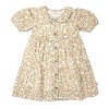 Organic Puff Sleeve Collar Dress - Tuscan Bloom - 2 of 4