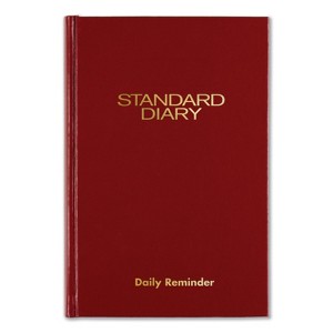 Standard Diary Daily Reminder Book, 2026 Edition, Medium/College Rule, Red Cover, (201) 7.5 x 5 Sheets - 1 of 4