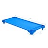 ECR4Kids Stackable Kiddie Cot, Ready-to-Assemble, Standard Size, Blue, 6-Pack - 2 of 4