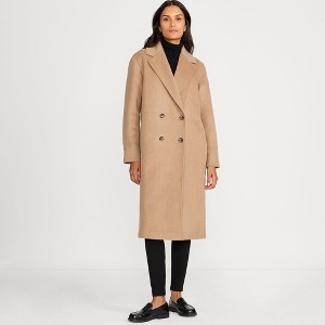 Lands' End Women's Insulated Double Breasted Wool Coat - 1 of 4