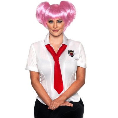 Underwraps Costumes Anime Pink Wig Adult Costume Accessory