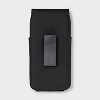 Universal Cell Phone Belt Holster - dealworthy™ Black - 4 of 4