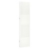 vidaXL Room Divider Freestanding Privacy Screen for Room Separation Steel - White 47.2" x 70.9" - 4 of 4
