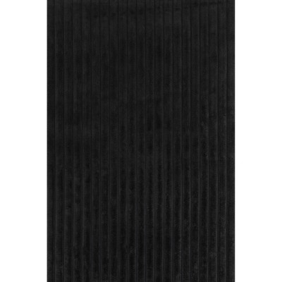 Nuloom Kai Cozy Plush Stripe Faux Rabbit Pet Friendly Premium Machine Washable Area Rug