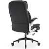 Dsvimoy Task and Office Chair High Back Office Chair with Locking Wheels Ergonomic Design for Executive Office, Black, 30.71"*22.64"*14.17" - 4 of 4