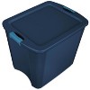 Sterilite 26 Gallon Latch and Carry Storage Tote, True Blue (4 Pack) | 14487404 - image 2 of 4