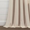 Set of 2 (84"x52") Ivy Tassel Faux Linen Light Filtering Window Curtain Panels - Lush Décor - image 4 of 4