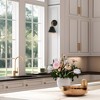 LNC Nero 6-in W 1-Lights Modern/Contemporary  Wall Lights,Gold/Gray/Black - 4 of 4