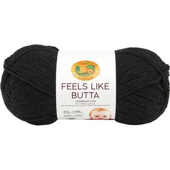 Lion Brand Go For Faux Yarn-Black Panther