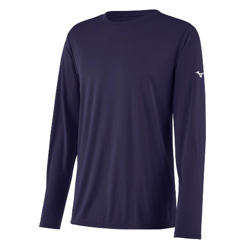 Mizuno Men s Mizuno Long Sleeve Tee Mens Size Extra Large In Color Navy 5151