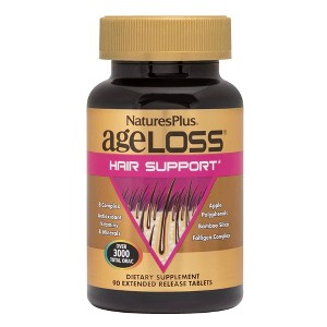 Ageloss Hair Support by Nature's Plus  -  90 Tablet - 1 of 2