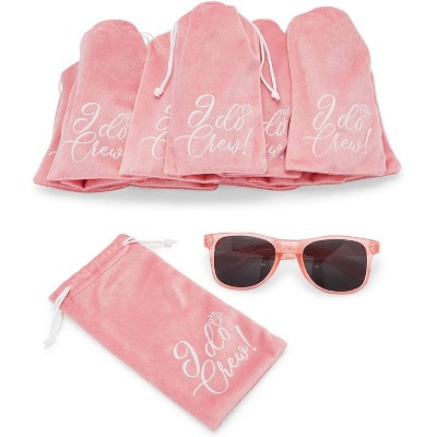 Sparkle and Bash 12-Pack Pink Bachelorette Sunglasses Party Favors, I Do Crew