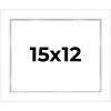 PosterPalooza | Modern Shadow Box 1" Depth White Picture Frame - UV Acrylic, Backing Board, Hanging Hardware - 2 of 4