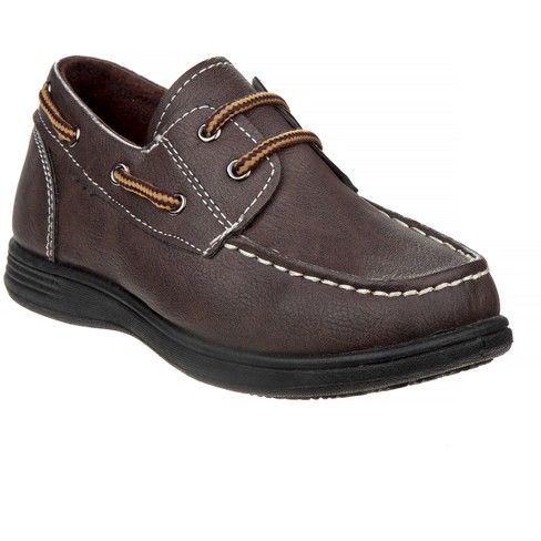 Josmo Toddler Boys Casual Boat Shoes Brown 7 Target
