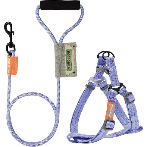 Touchdog 'macaron' 2-in-1 Durable Nylon Dog Harness And Leash Purple :  Target